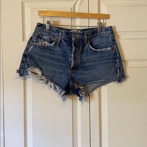 Agolde Parker Denim shorts Size 29 in Rock Steady